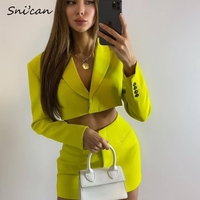 Hollow Out talia żakiet z dzianiny dresowej Sexy biuro Laidies z długim rękawem Bodycon znosić kobiety lato szata koszulka Femme szykowny płaszcz Abrigo 1